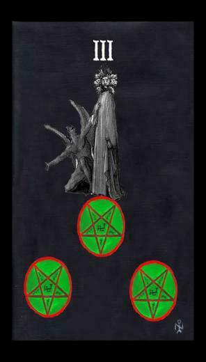 Pentacles Esoteric And Occult Luciferian Tarot Cards Wallpaper Image