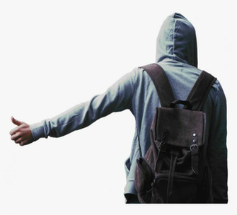 Isolated Transparent White Background Man Hood Hombre De