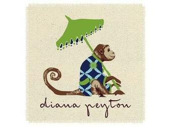 Monkey With Green Umbrella Pillow Accessories Pillows