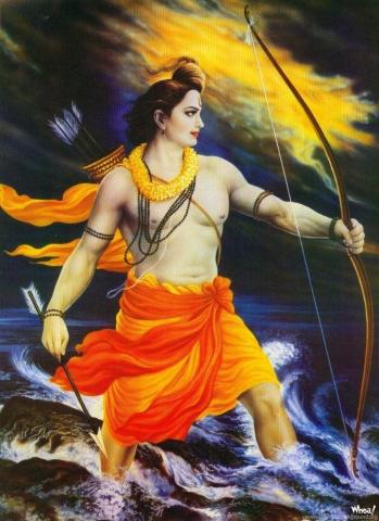Lord Shree Ram Art Wallpaper Desktop Background
