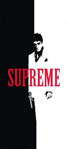 Supreme Cave iPhone X Wallpaper
