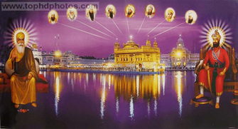 Here Ten Sikh Guru Wallpaper Nanak Dev Ji