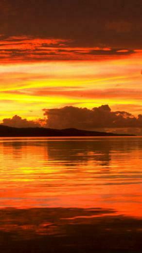 Ocean Beach Sunset HD iPhone Wallpaper Part One