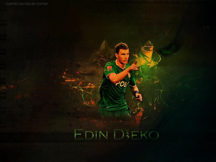 Edin Dzeko Football Wallpaper