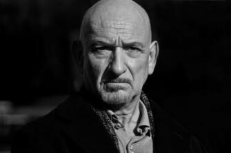 Monochrome Ben Kingsley Wallpaper