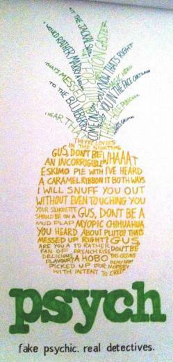 Psych Pineapple By Jess Wood