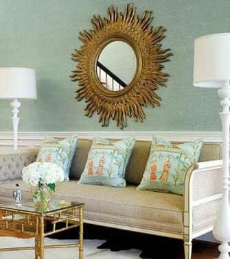 Faux Bamboo Coffee Table Asian Living Room Thibaut Design
