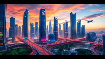 HD Future Cityscape Wallpaper