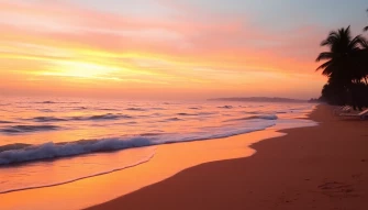 Pretty Beach Background