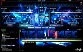 Skin The Blue Music For Virtual Dj By Sower96