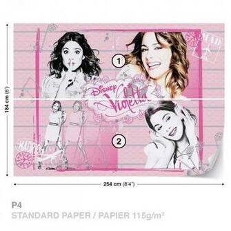 Disney Violetta Wall Paper Mural Buy At Europosters