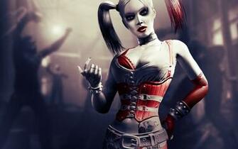 Wallpaper Batman Arkham City Girl Tattoo Haircut