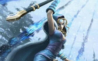 Crystal Maiden Computer Desktop Wallpaper Dota Private Collection