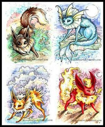 Eevee Eons Paintings By Iceandsnow