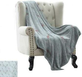Amazon Patterned Blanket Deer Winter Forest Background With