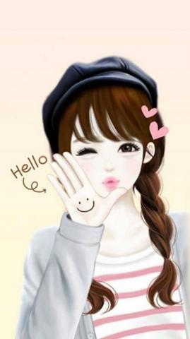 Cute Girl Cartoon Wallpaper Flash Sales Off Hcb Cat