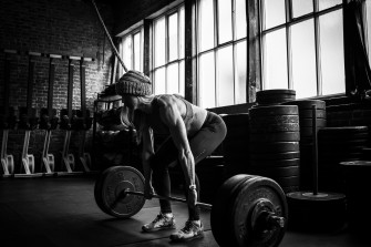 Desktop HD Weightlifting Wallpaper Image