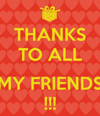 Thank You Friend Wallpaper Thanks To All My Friends