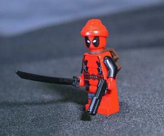 Lego Deadpool By Deadpool7100 Traditional Art Sculpture