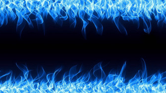 Top Blue Fire Wallpaper 4k