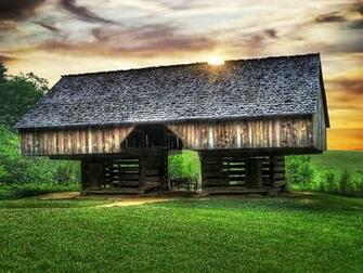 Wallpaper Old Country Barn