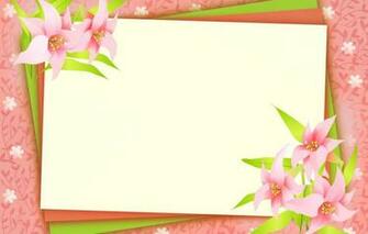 Wallpaper Postcard Template Blank Image For Desktop Section