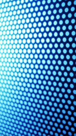 Blue Metal Pattern Galaxy S3 Wallpaper