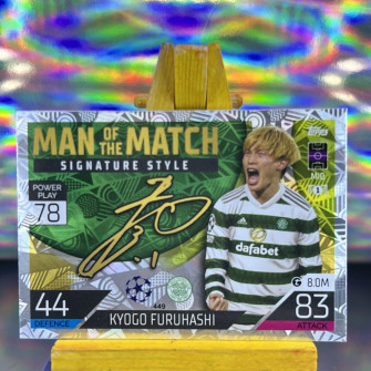 Topps Match Attax Kyogo Furuhashi Man Of The
