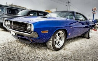 Blue Dodge Car Wallpaper