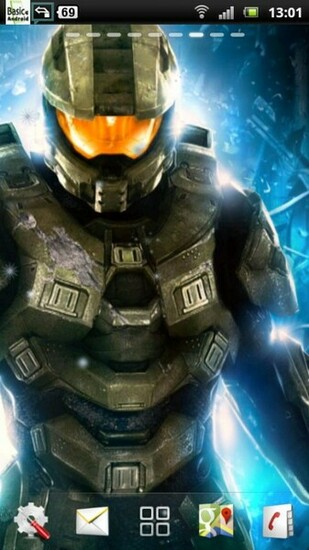 Halo Lwp Wallpaper Master Chief John Space Marine Machine Gun