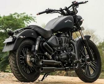 Royal Enfield Thunderbird Black Magic By Eimor