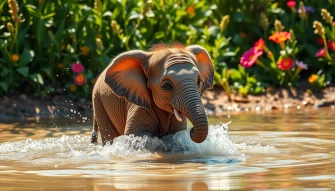 Baby Elephant Wallpaper
