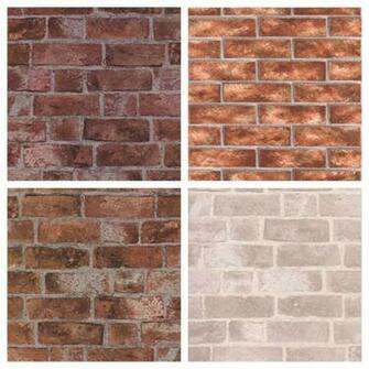 Itm Brick Wallpaper Sample Shipping Color