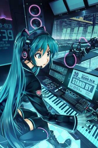 Hatsune Miku Wallpaper For Apple iPhone Hellaphone
