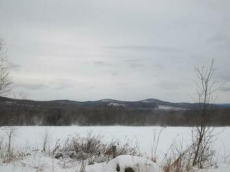 Winter In Industry Maine Wallpaper