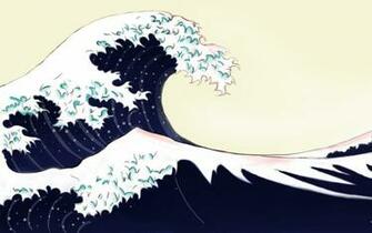 Waves Japanese Artwork The Great Wave Off Kanagawa Wallpaper