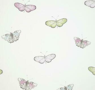 Iliv Butterfly Vintage Wallpaper Pastel
