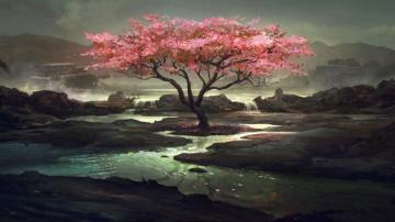 Fantasy Art Tree Wallpaper