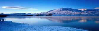 Sch Ne Kalten Winter Schnee Windows Panorama Widescreen Wallpaper