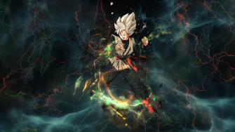 Black Goku Dragon Ball Super Anime Wallpaper HD 4k Image