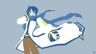 Kaito Vocaloid Minimalist Wallpaper By Greenmapple17