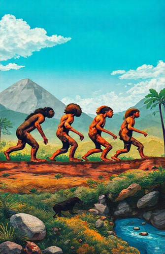 Human Evolution Wallpaper