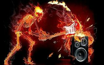 Flaming Skull Wallpaper Cool HD