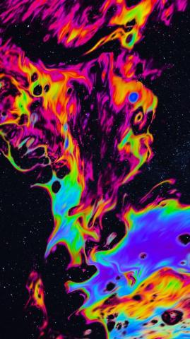 Faraday Trippy iPhone Wallpaper Painting