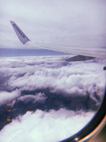 Aesthetic Plane Wallpaper Top Background