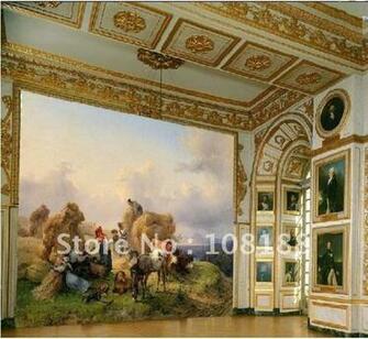 Diy Fresco Mural Wallpaper Wall Paper Backgroud Painting