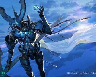 Wallpaper Sky Mecha Anime Picsfab Desktop