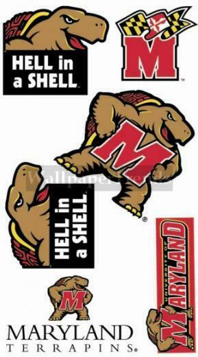 Um University Of Maryland Terapins Wall Decals Removable Stickers