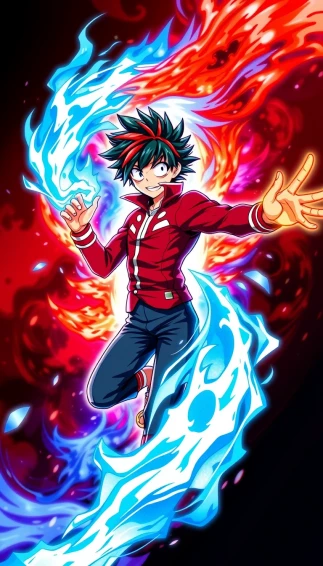 Todoroki Mobile Wallpaper