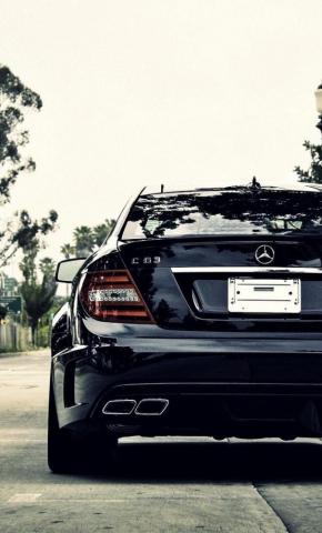 Mercedes C63 Amg Phone Wallpaper